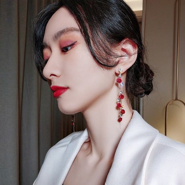 Rose Petals Danglers
