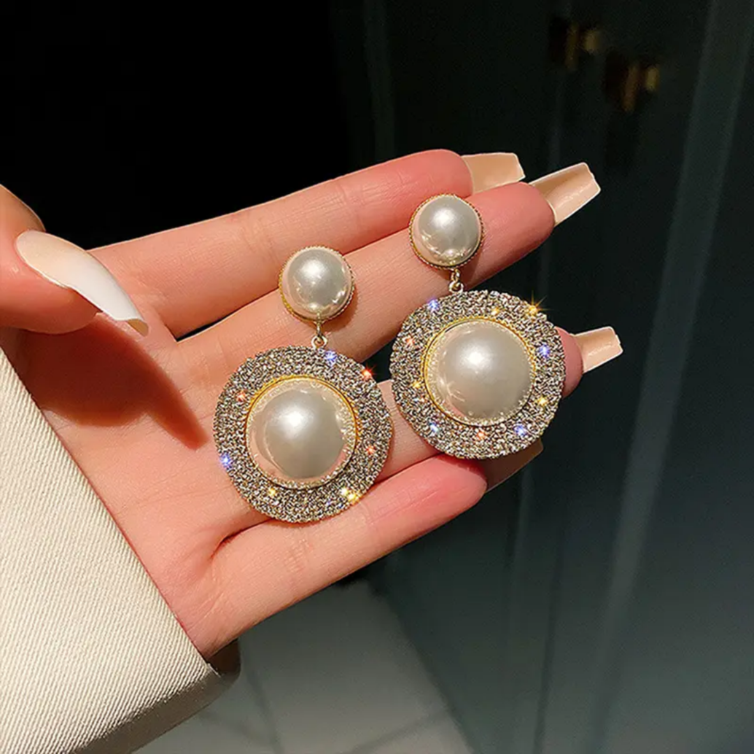 Pearl Hanging Earrings