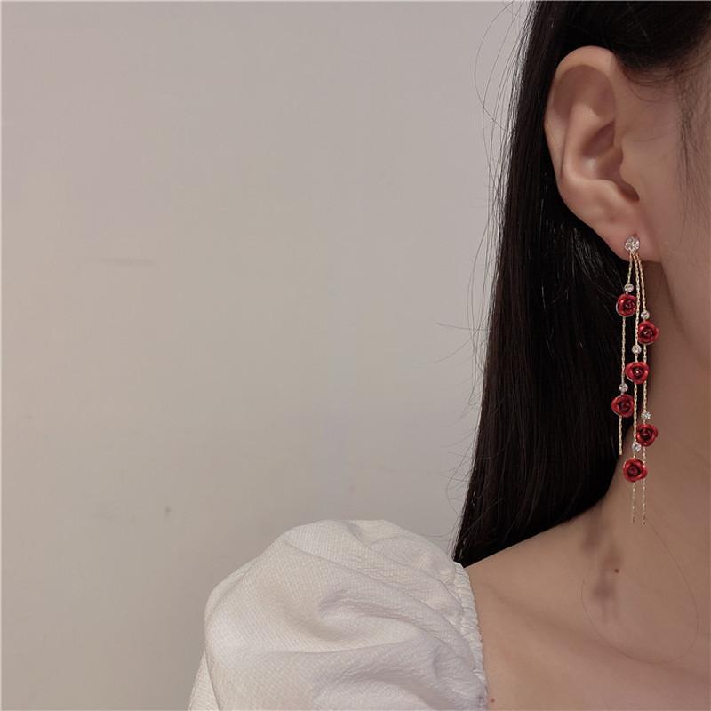 Rose Petals Danglers