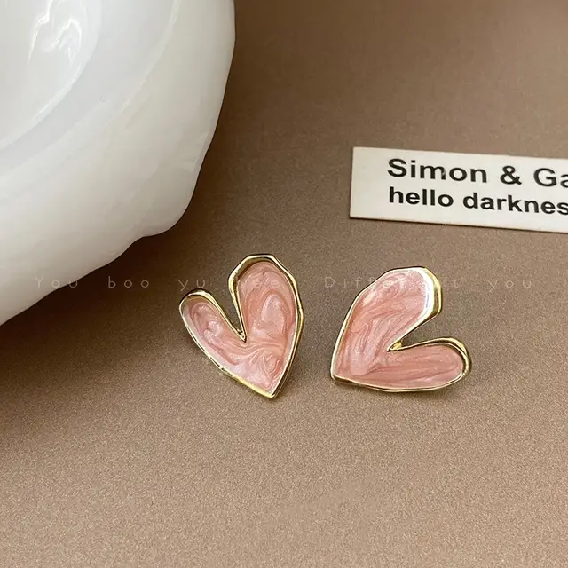Moonlit Heart Studs
