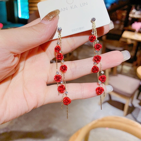 Rose Petals Danglers