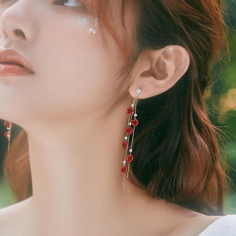 Rose Petals Danglers