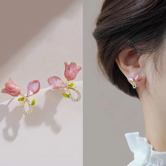 Tulip Elegant Earrings