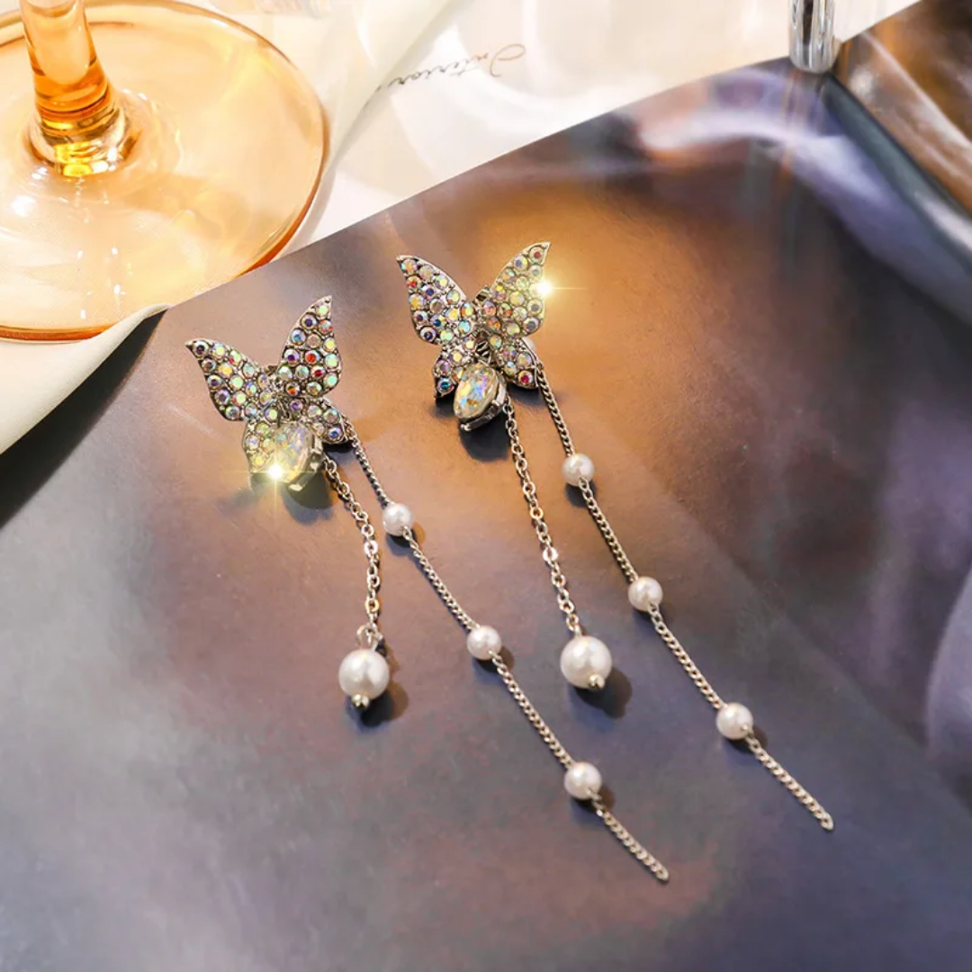 Butterfly Long Hanging Earrings