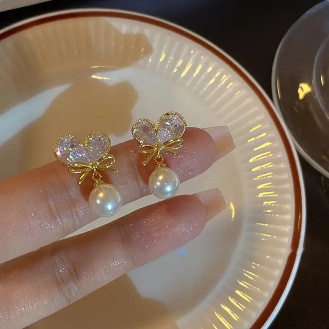 Pearl Hanging Earrings