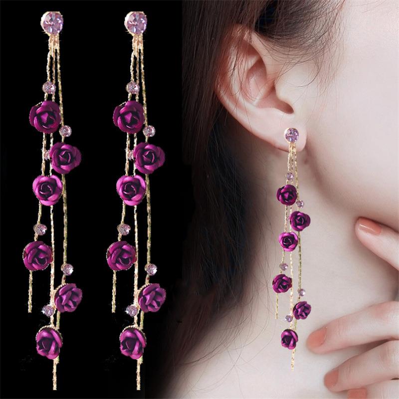 Rose Petals Danglers
