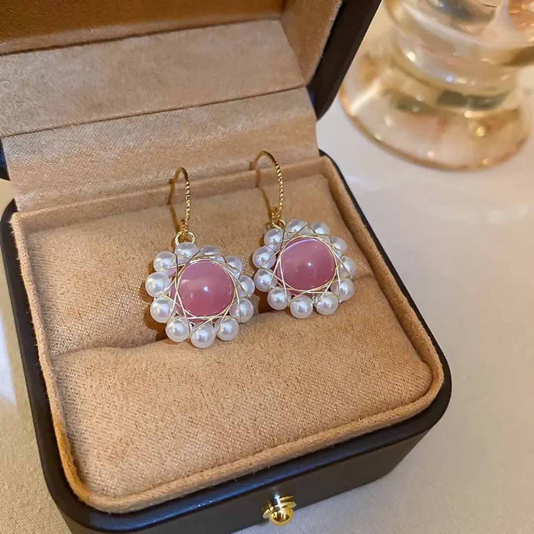 Lustrous Pearl Hoops