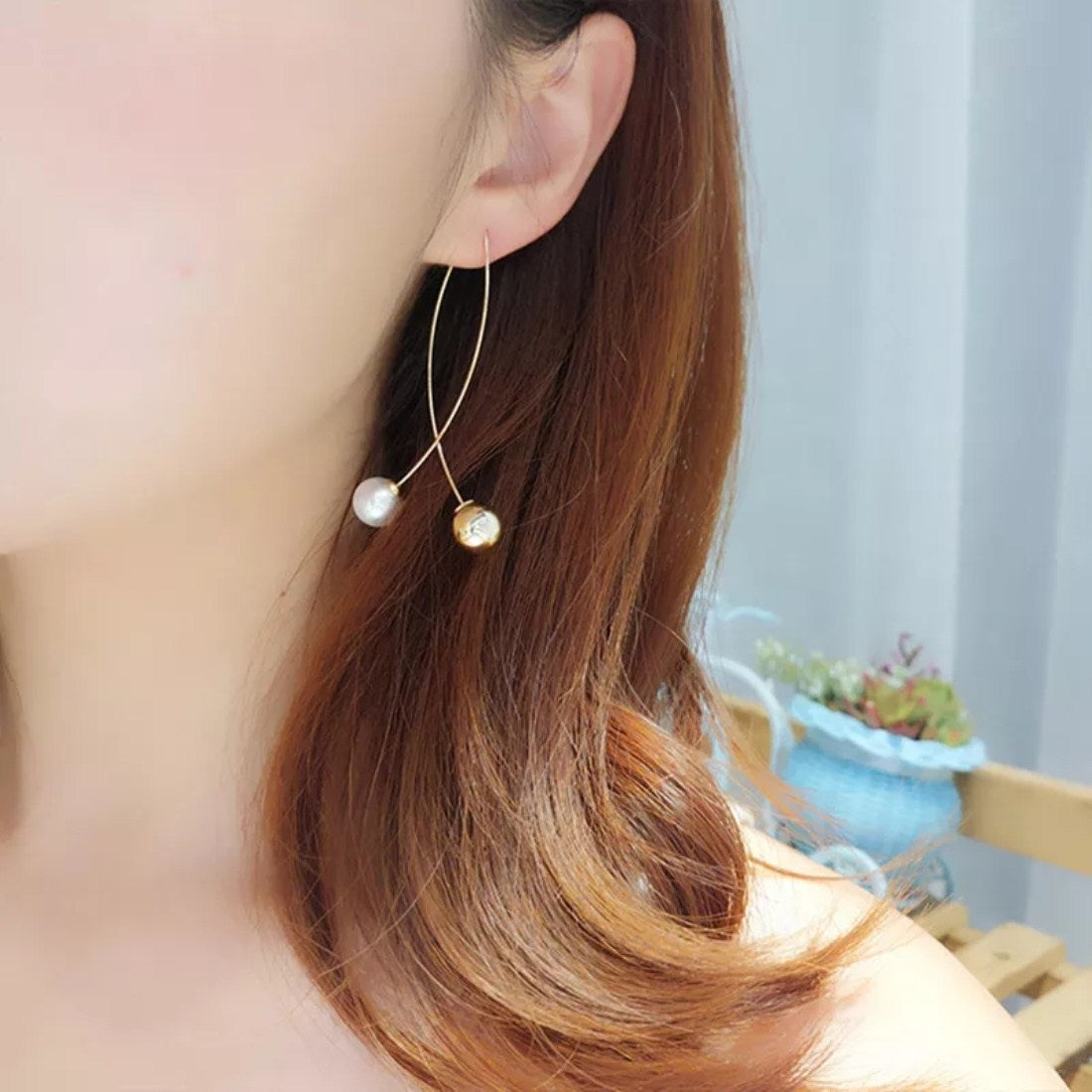 Heartfelt Pearl Danglers