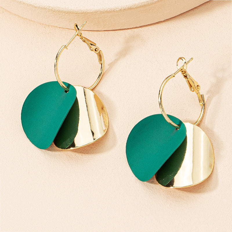 Golden Glaze Hoops