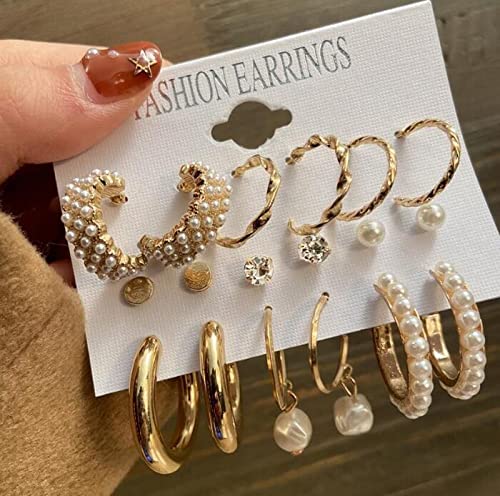 Gilded Bloom Hoops