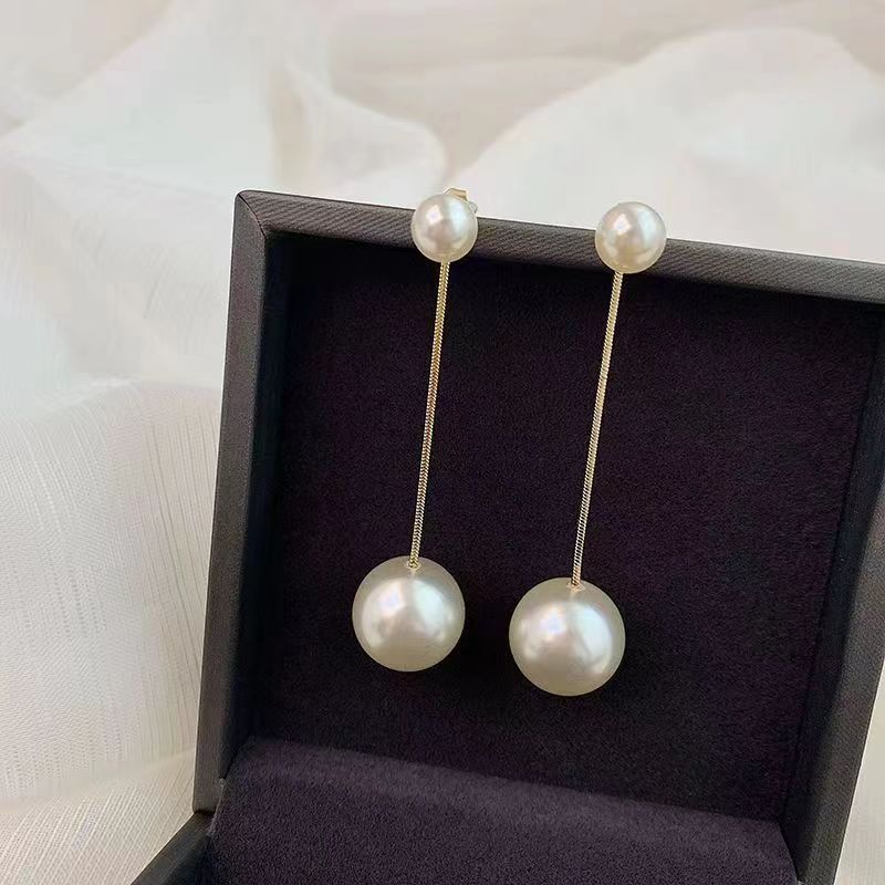 Long Pearl Danglers