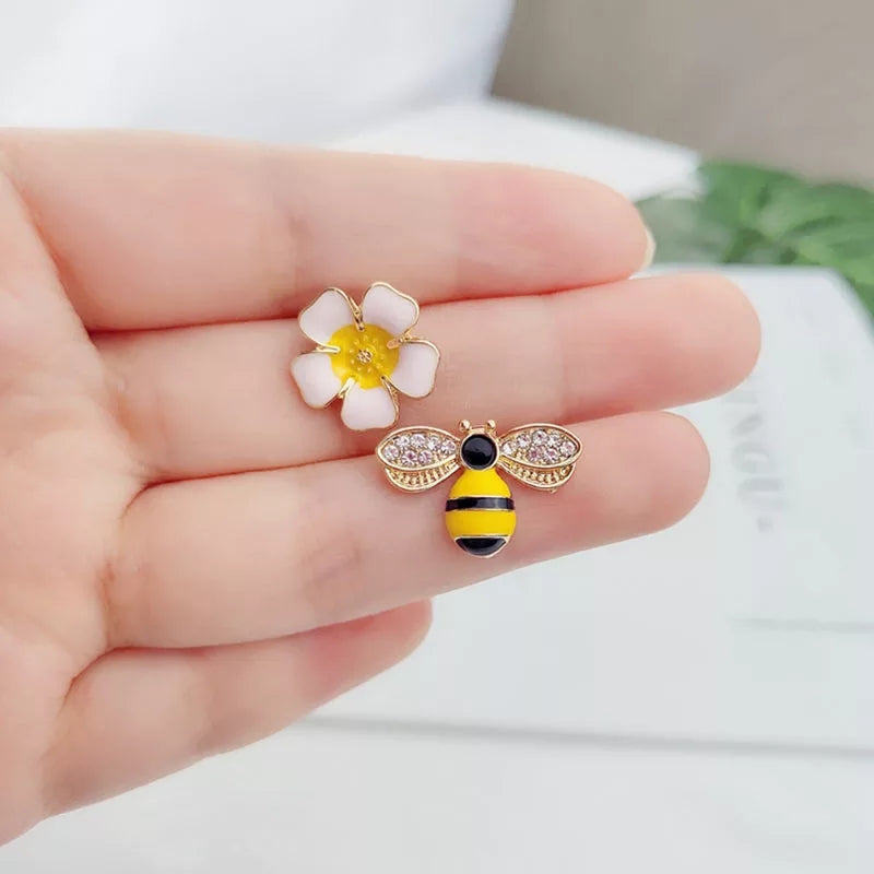 Cute Honeybee Studs