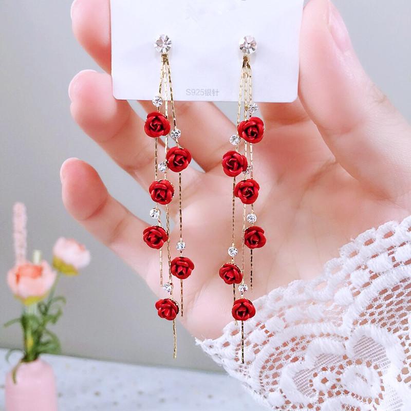 Rose Petals Danglers