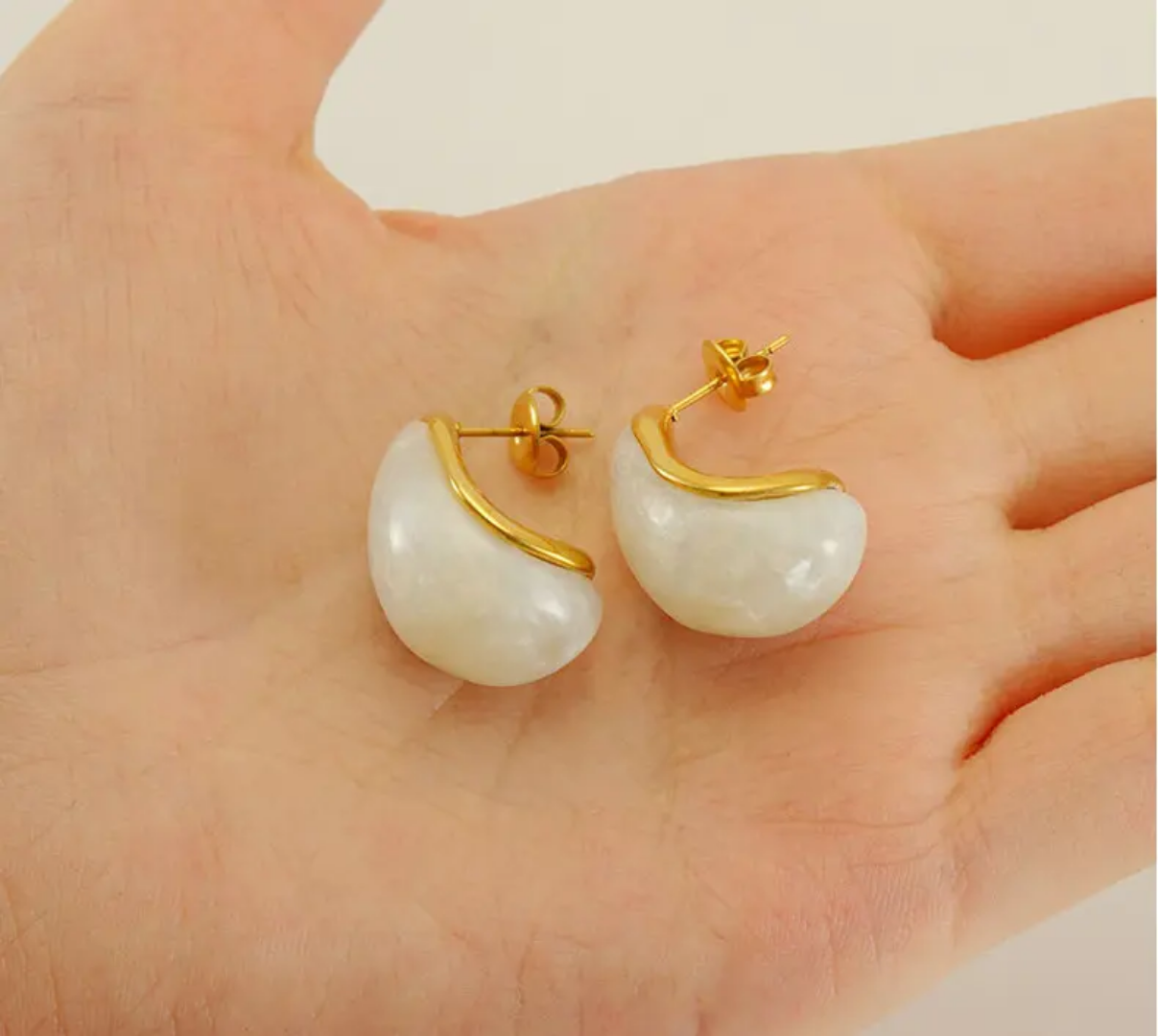 Pearl Drop Studs