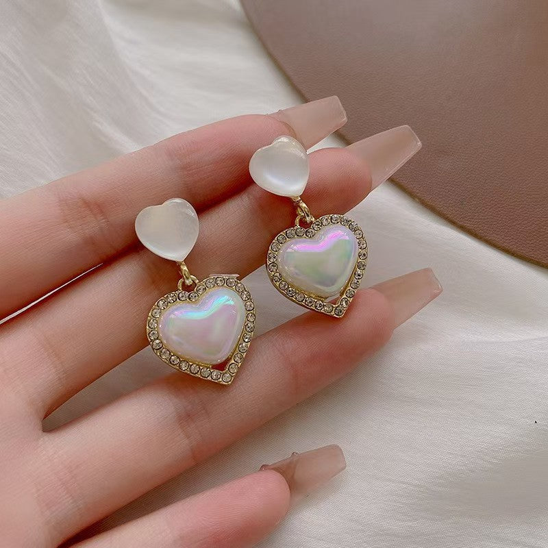 Pearl Heart Hangings