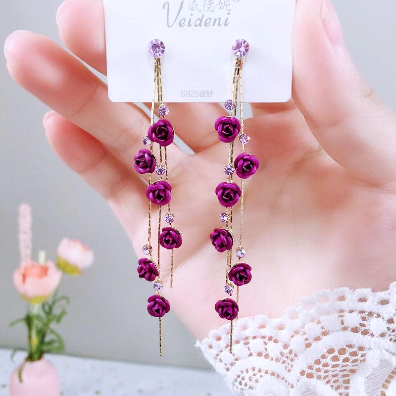 Rose Petals Danglers