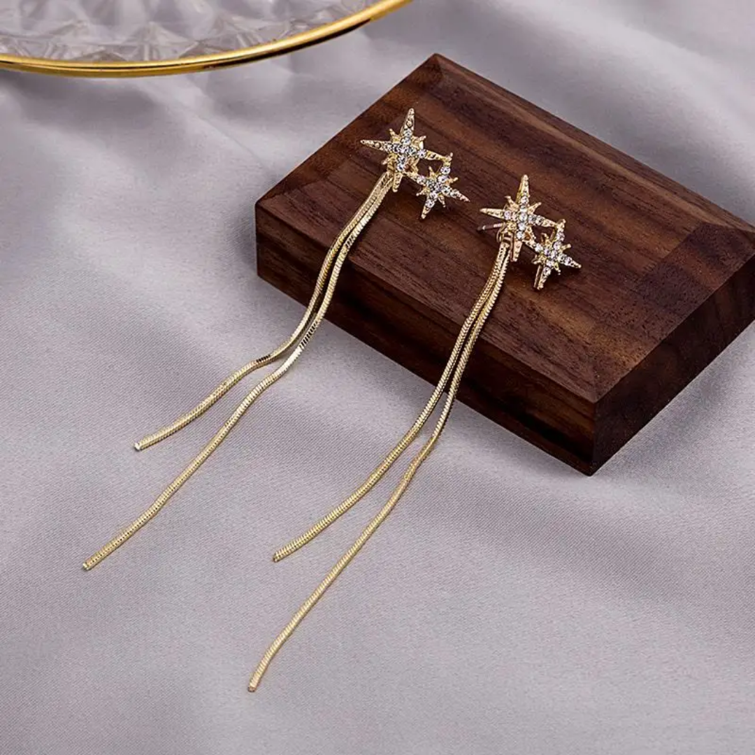 Star Hanging Earrings