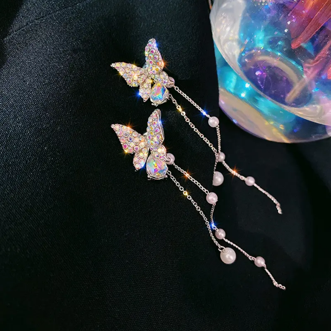 Butterfly Long Hanging Earrings