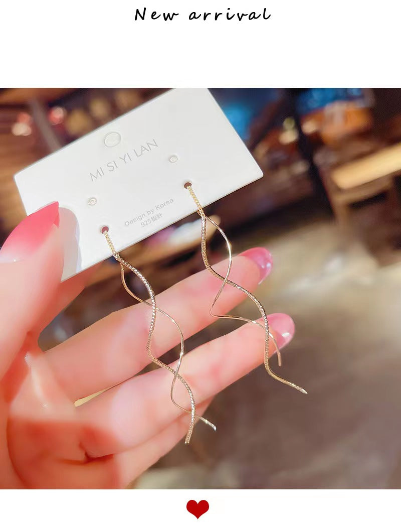 Twist Long Danglers