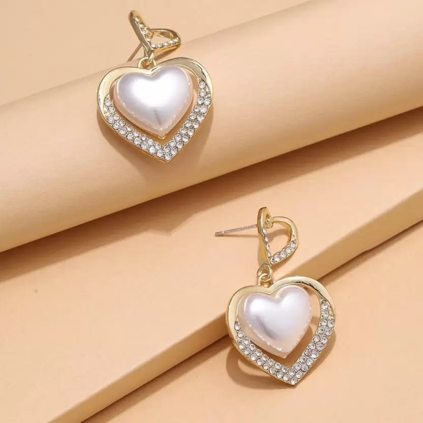 Heart Pearl Drops