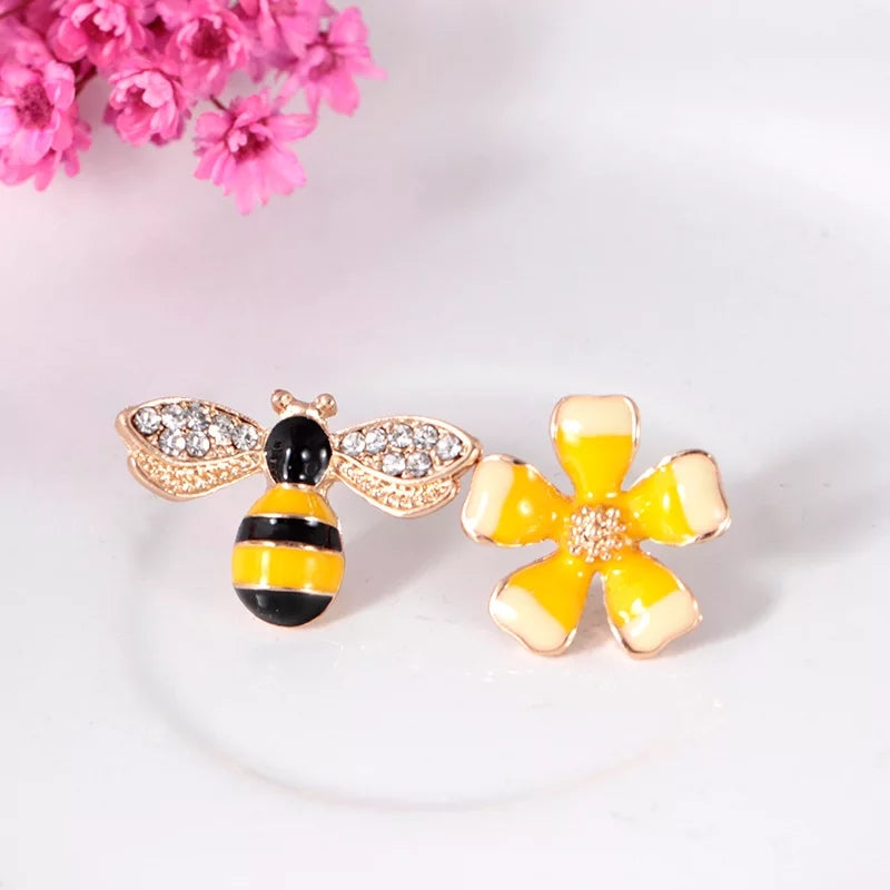 Cute Honeybee Studs