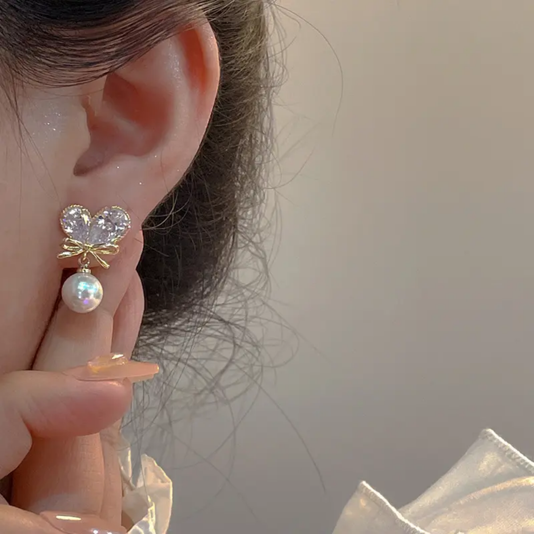 Pearl Hanging Earrings
