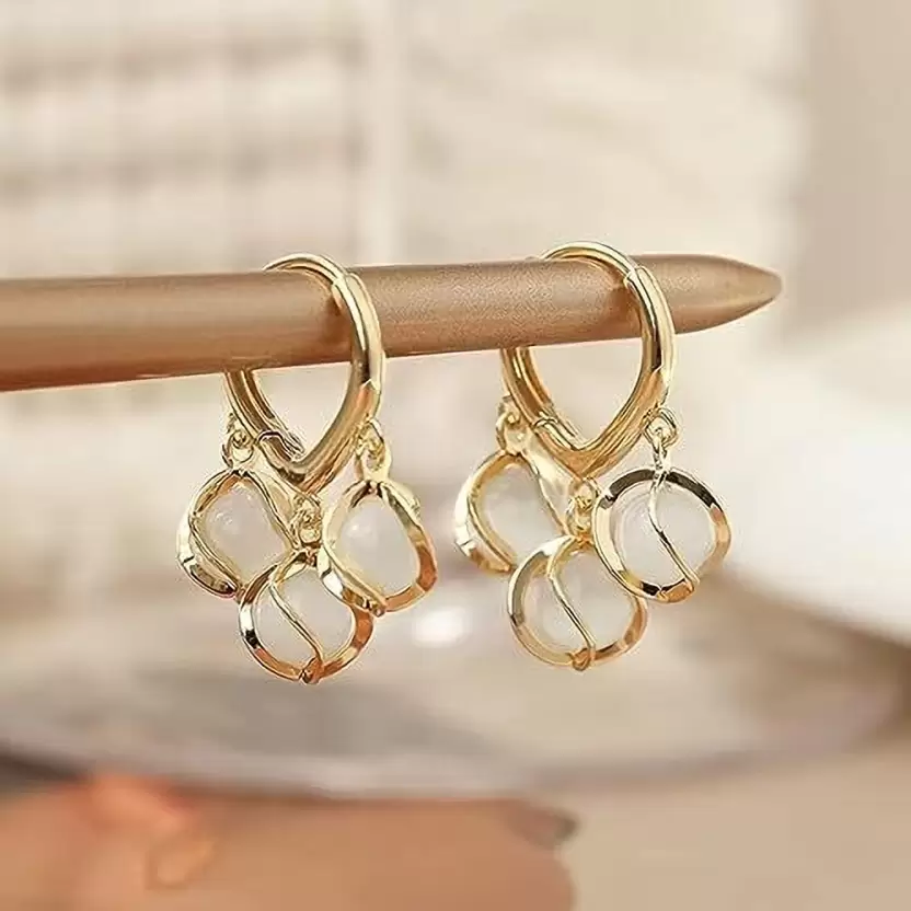 Blush Crystal Studs