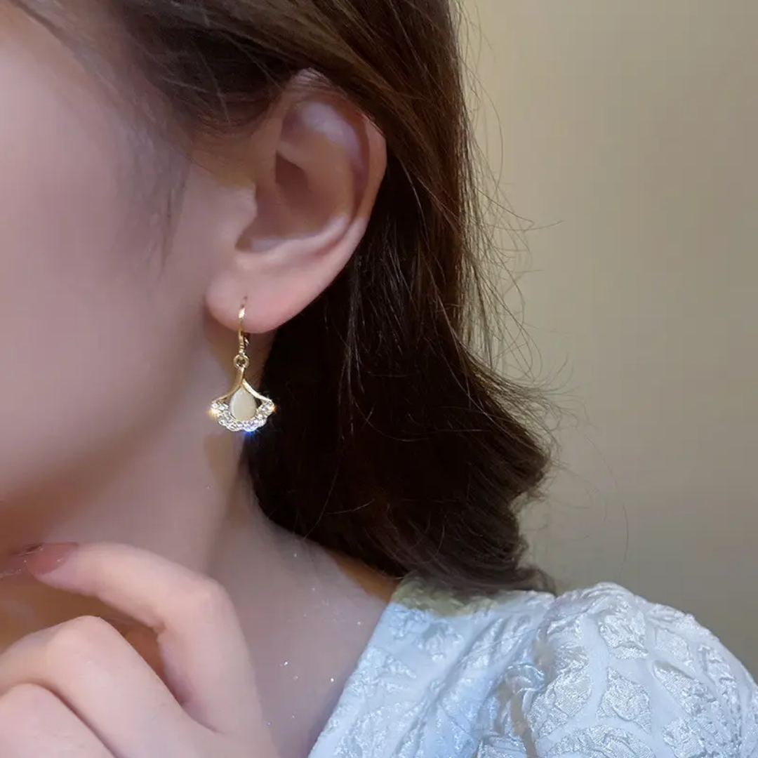 Crystal Hoop Earrings