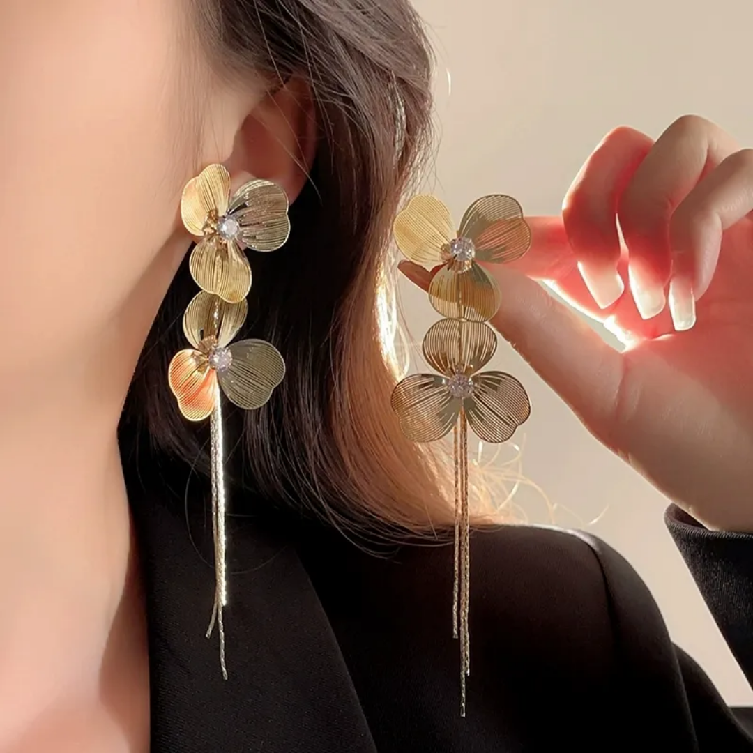 Glitz Flower Earrings