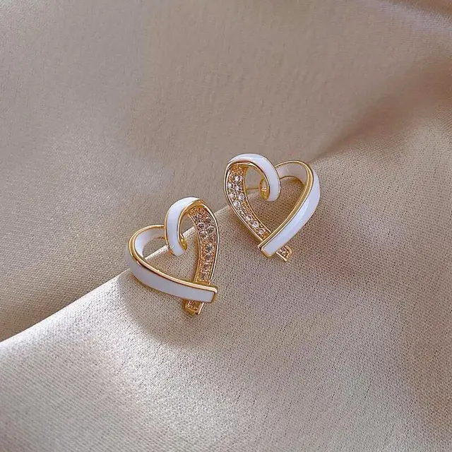 True Heart Studs