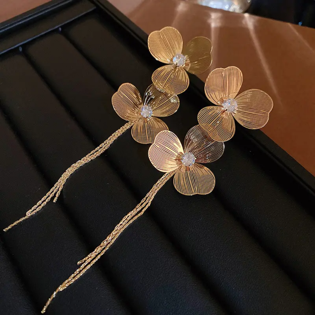 Glitz Flower Earrings