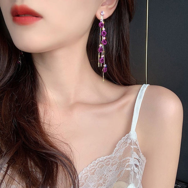 Rose Petals Danglers