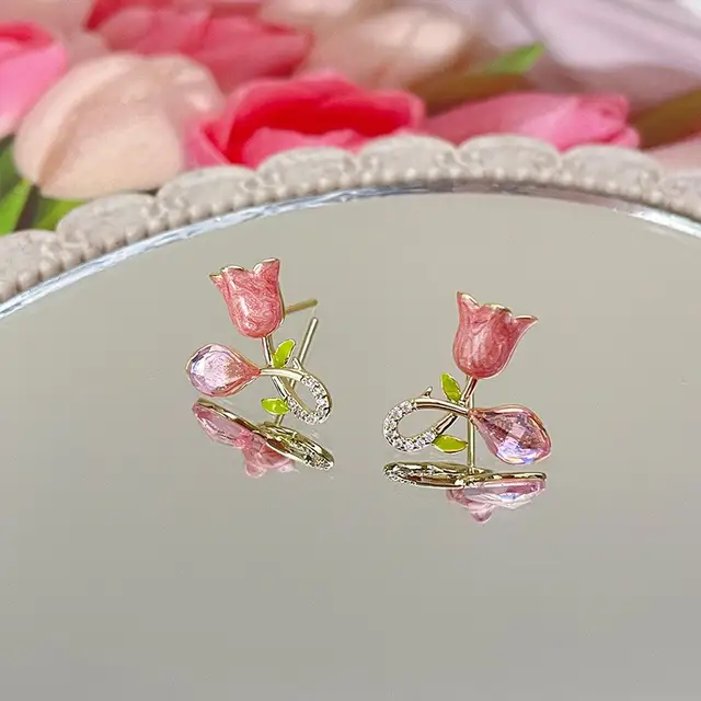 Tulip Elegant Earrings