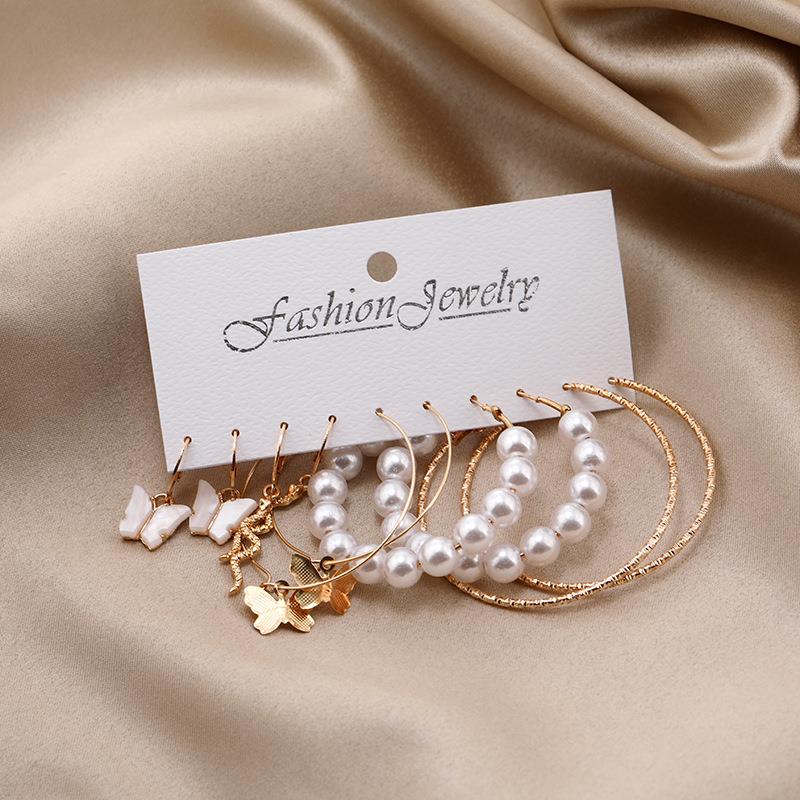 Graceful Pearl Hoops