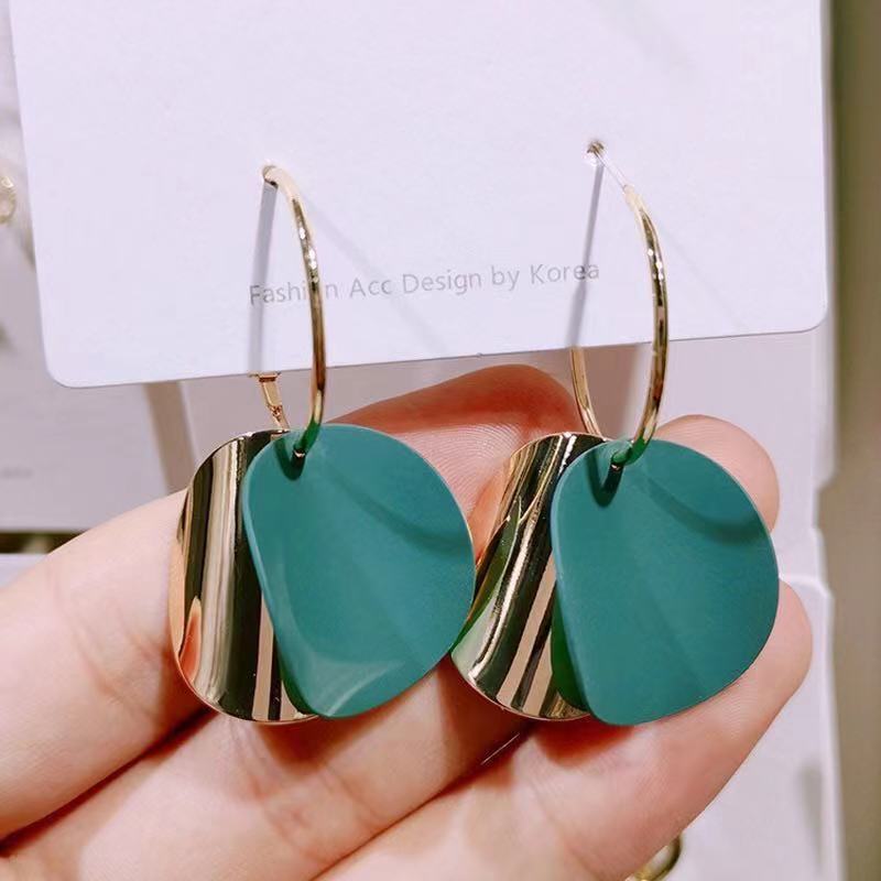 Golden Glaze Hoops