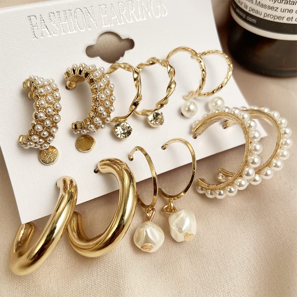 Gilded Bloom Hoops