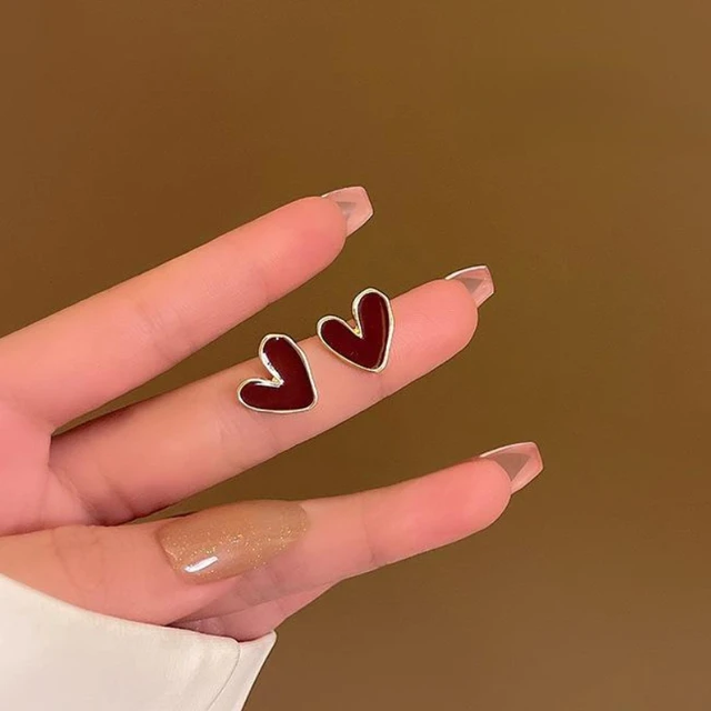 Cute Heart Studs