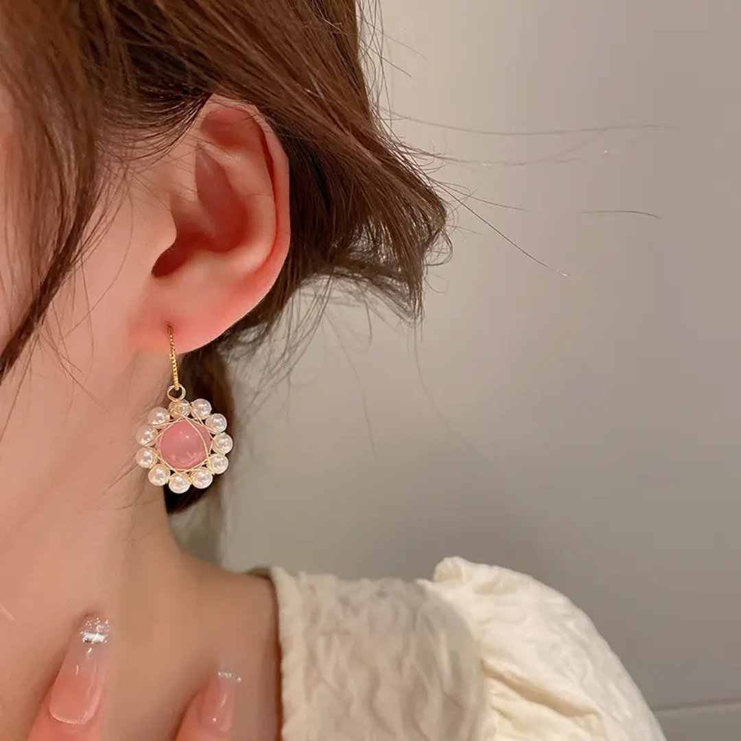 Lustrous Pearl Hoops
