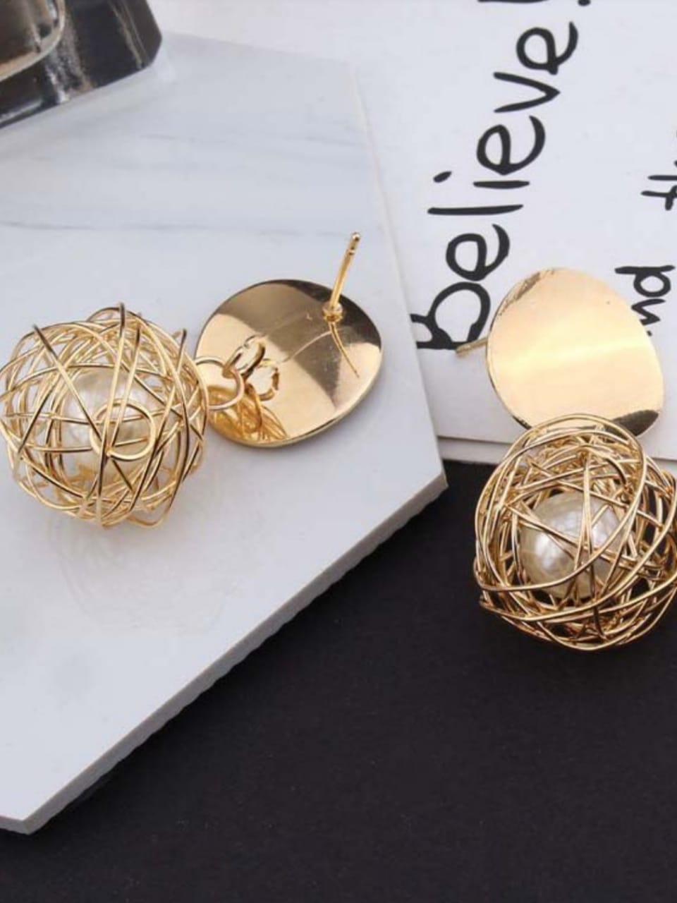 Shiny Globe Danglers