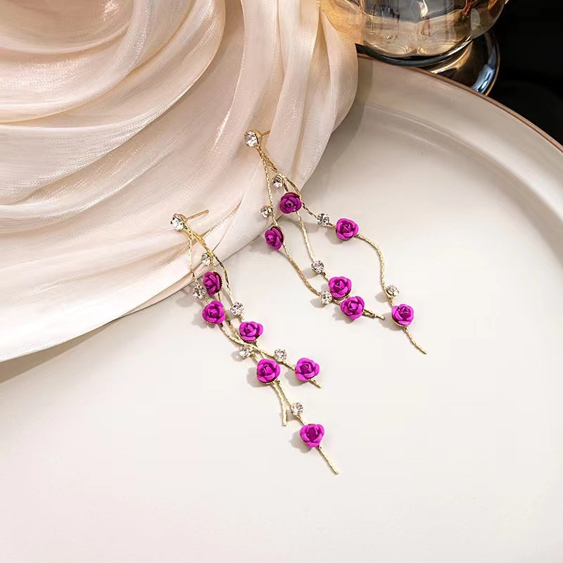 Rose Petals Danglers