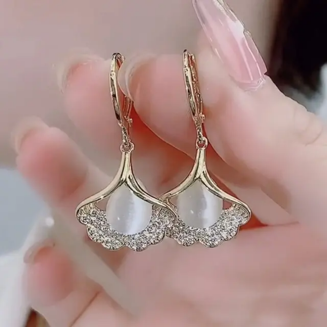 Crystal Hoop Earrings