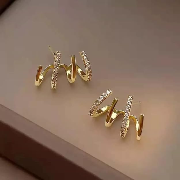 Golden Blushy Studs