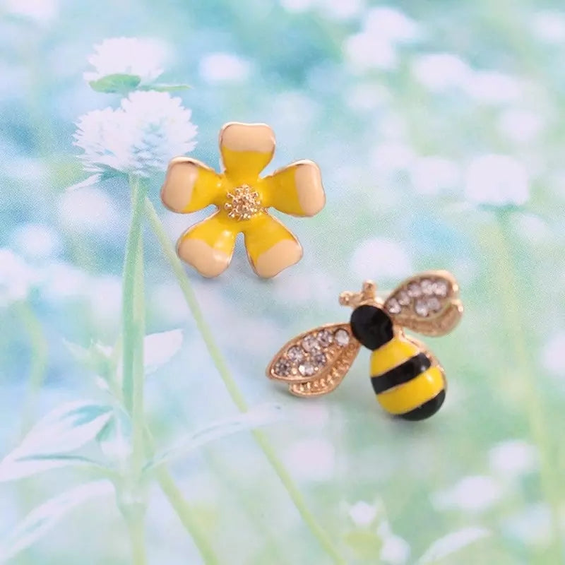 Cute Honeybee Studs