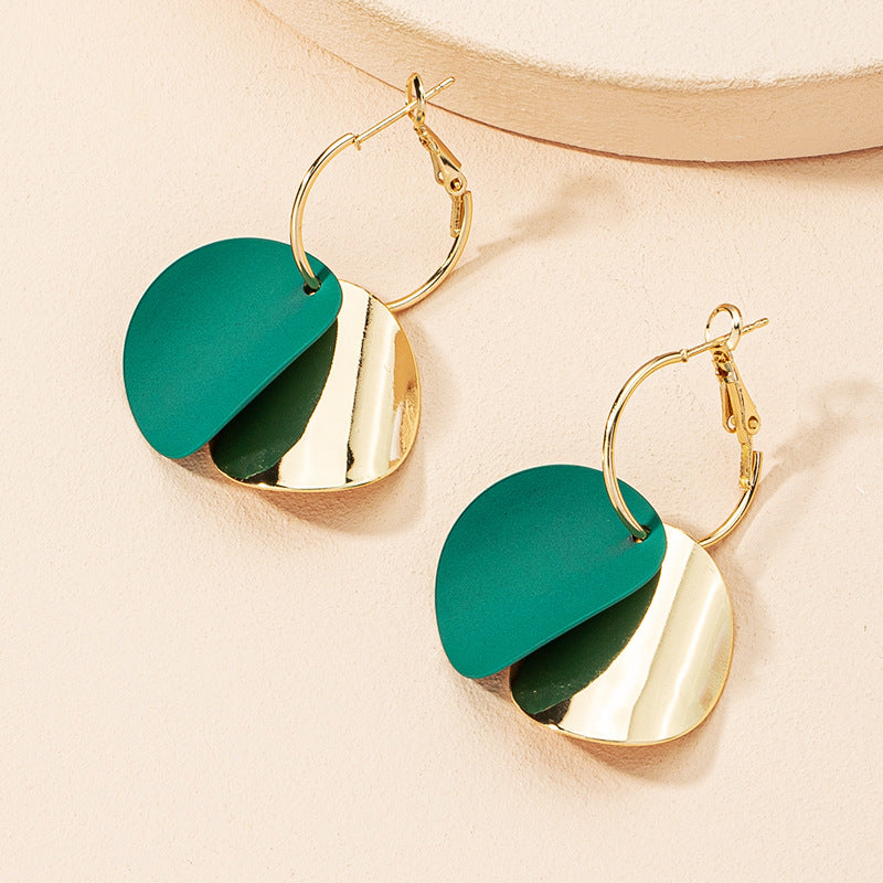 Golden Glaze Hoops