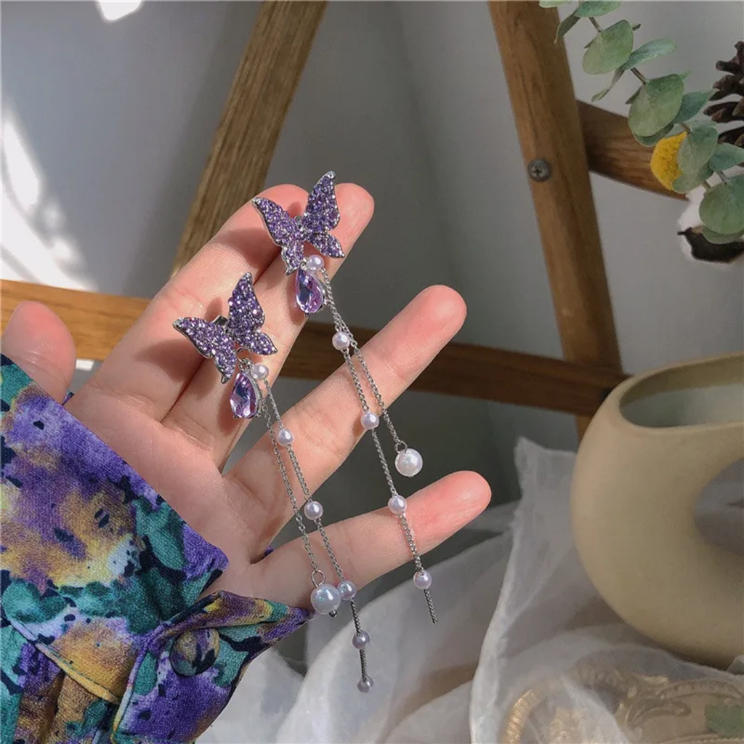 Butterfly Long Hanging Earrings