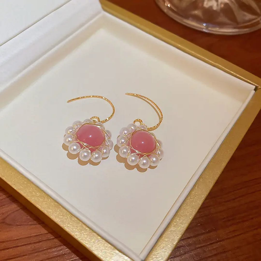 Lustrous Pearl Hoops