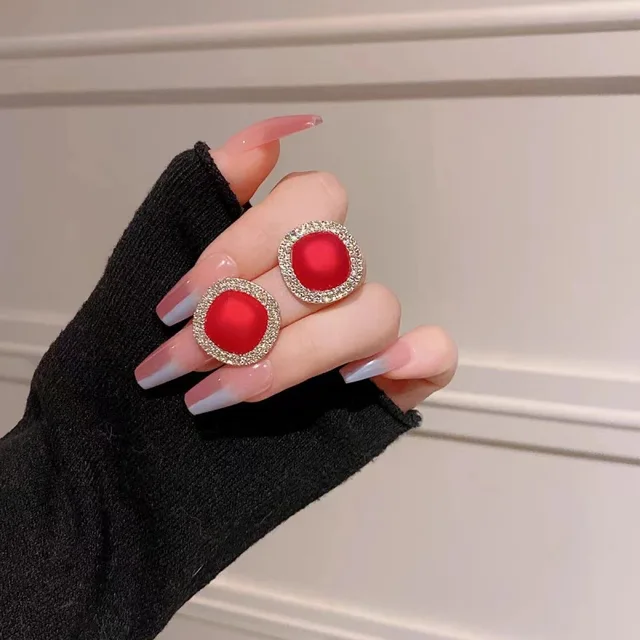 Glitter Pearl Studs