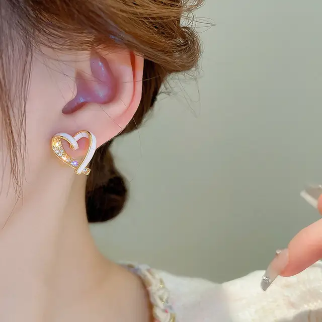 True Heart Studs