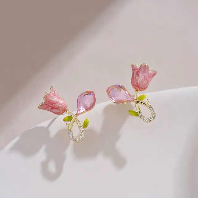 Tulip Elegant Earrings