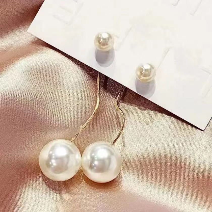 Long Pearl Danglers